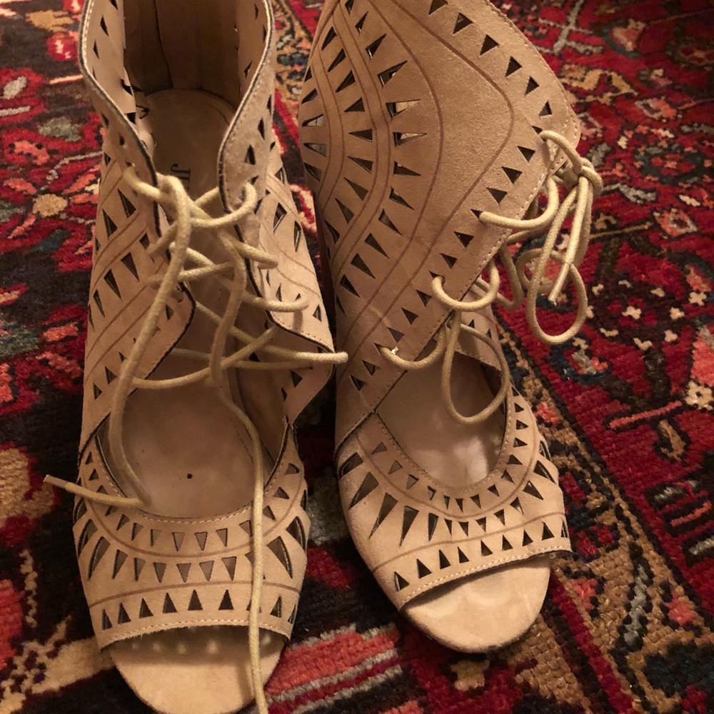Lace Up Heels